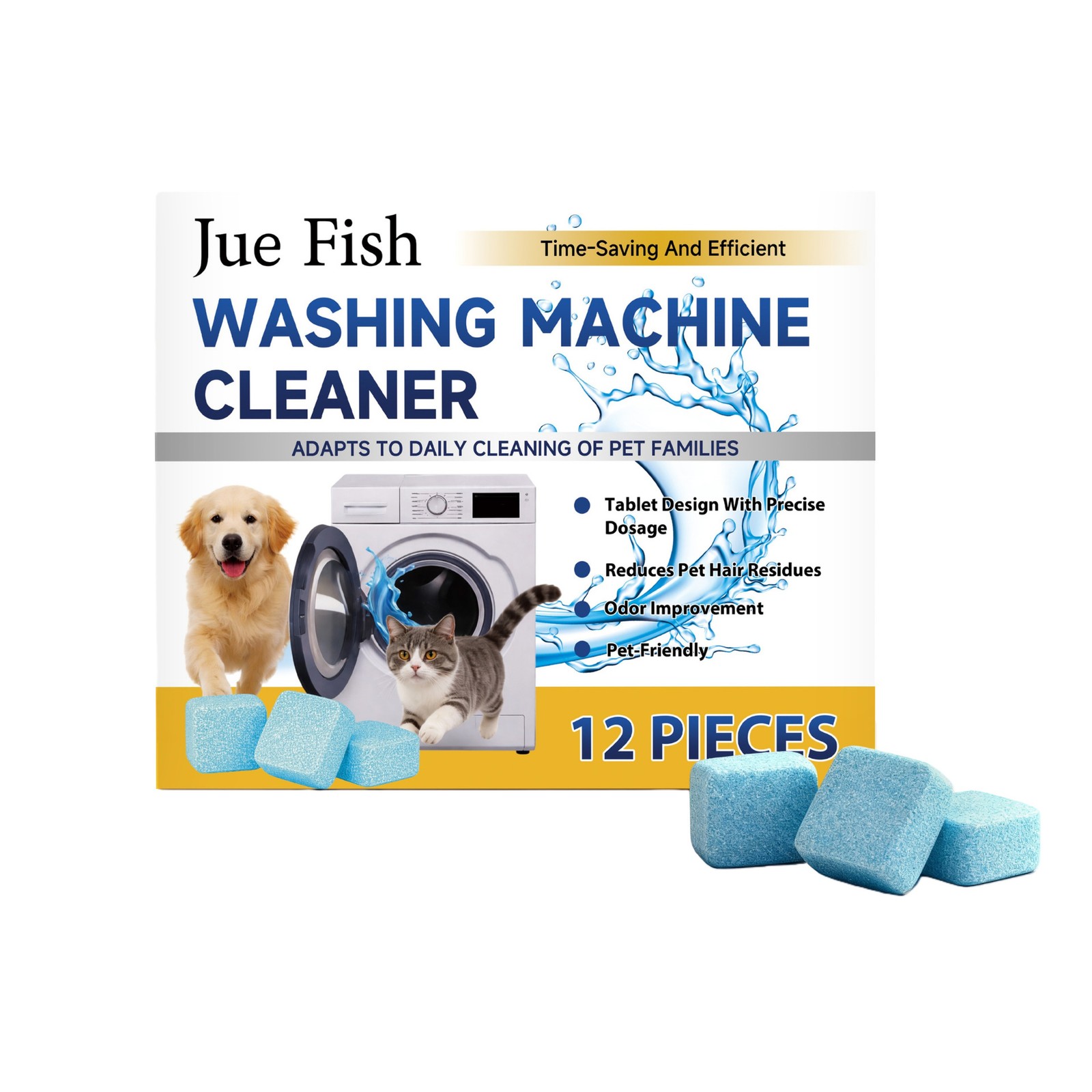 12-60 Pieces Washing Machine Cleaner Pro Deep Cleaning Tablets Efficient