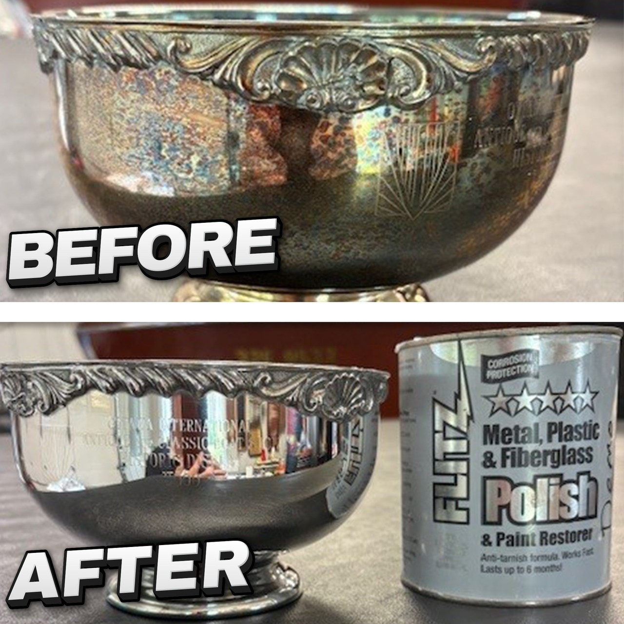 3 PACK Flitz Metal Polish Paste 5.29oz – Cleaner for Metal, Plastic & Fiberglass