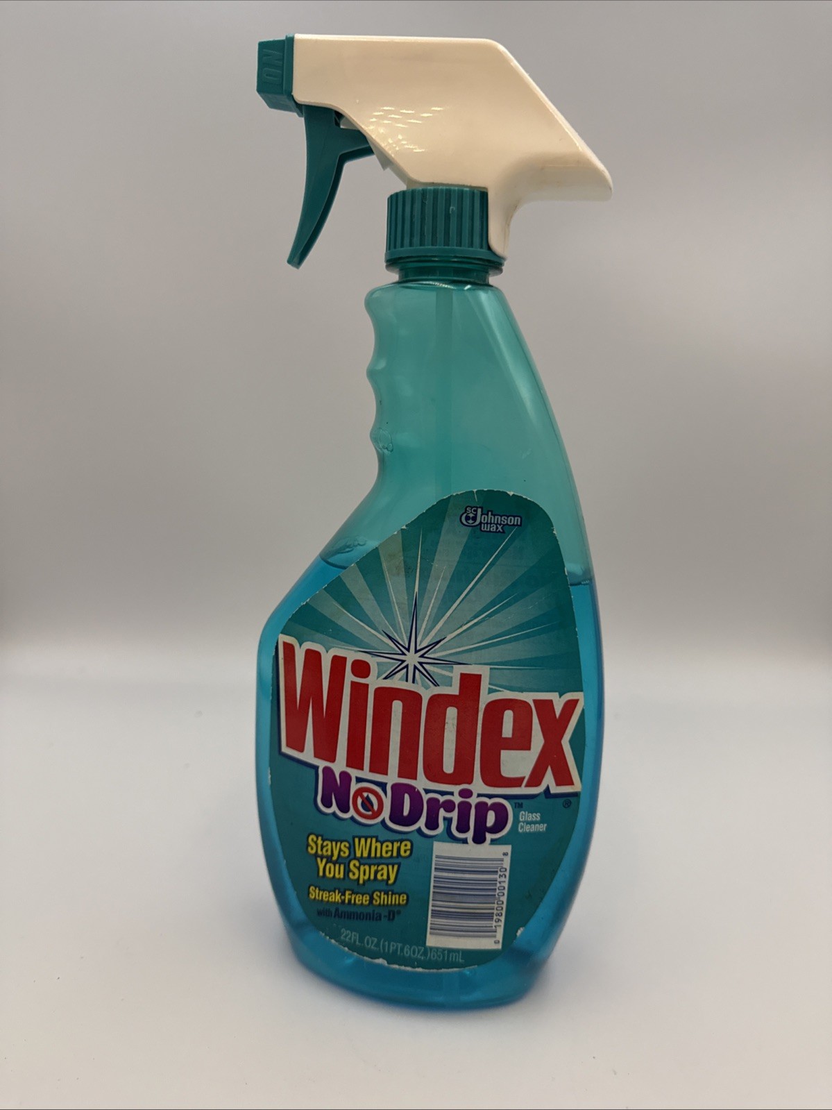 Windex No Drip Formula Discontinued 26 Oz (weighs 21.5Oz) 1996 Formula
