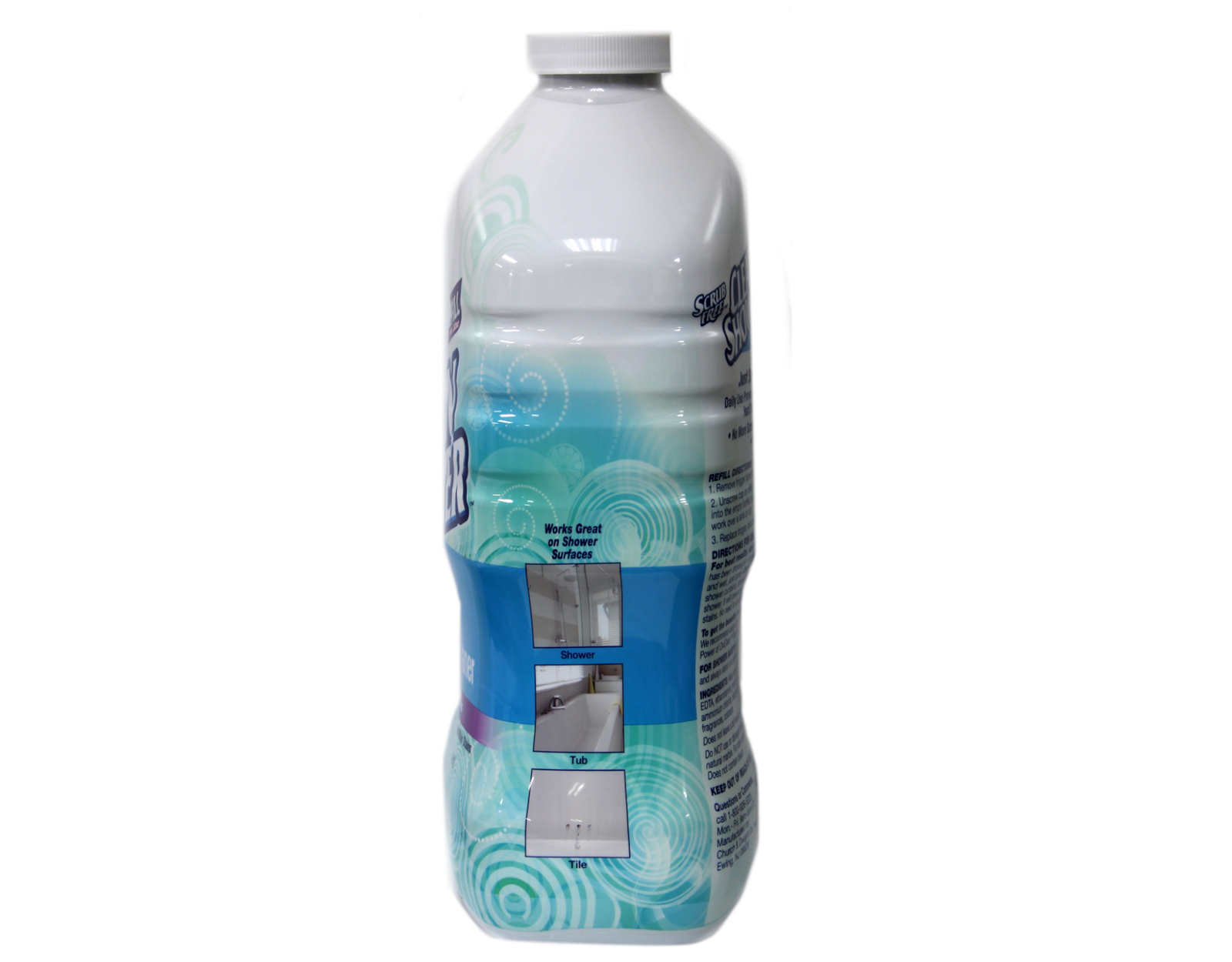 Clean Shower Daily Shower Cleaner Refill, 60 fl oz – Pack of 2