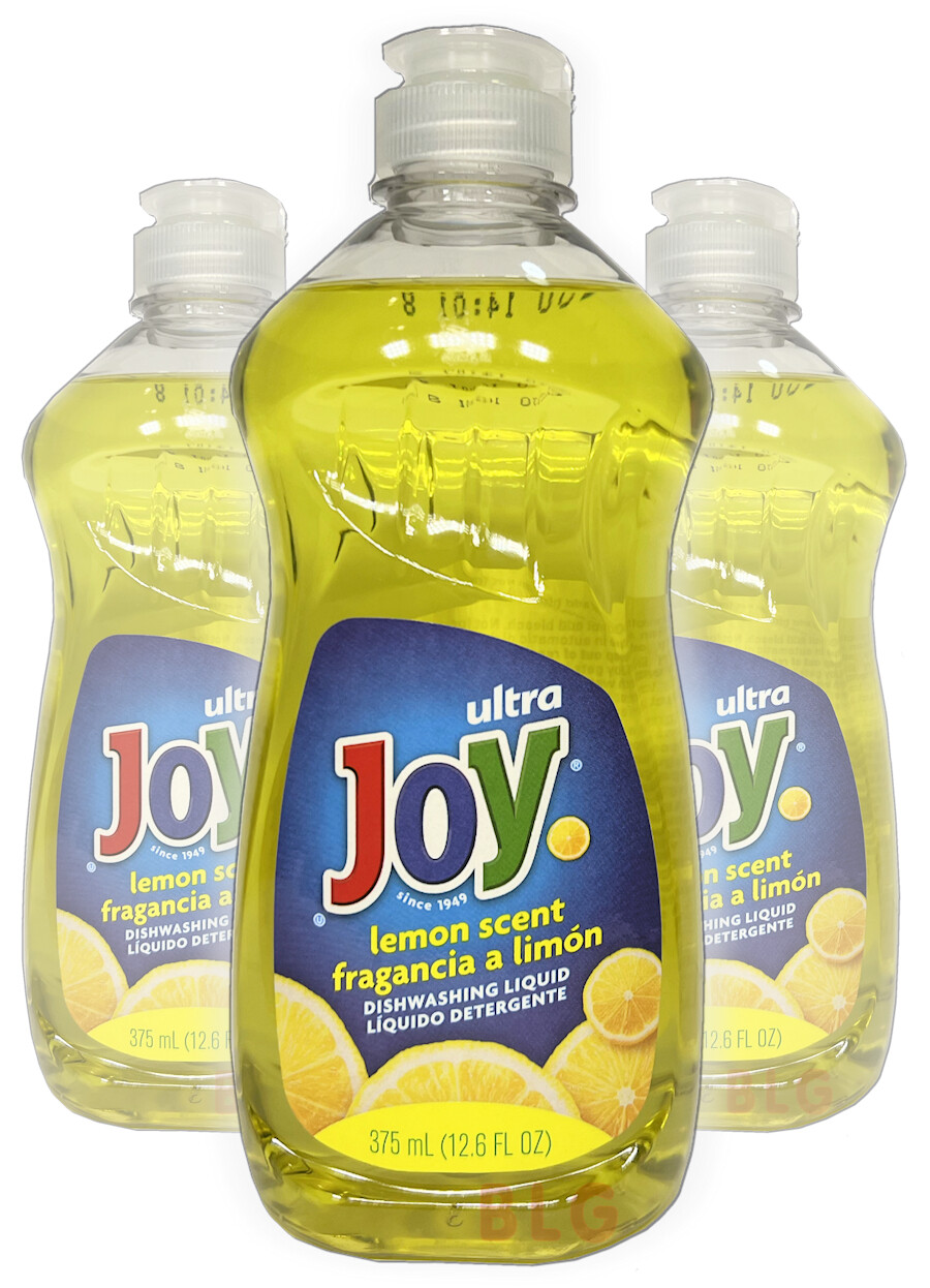 JOY ULTRA LEMON Scent Dish Washing Detergent Liquid Soap 12.6oz Kitchen Cleaner