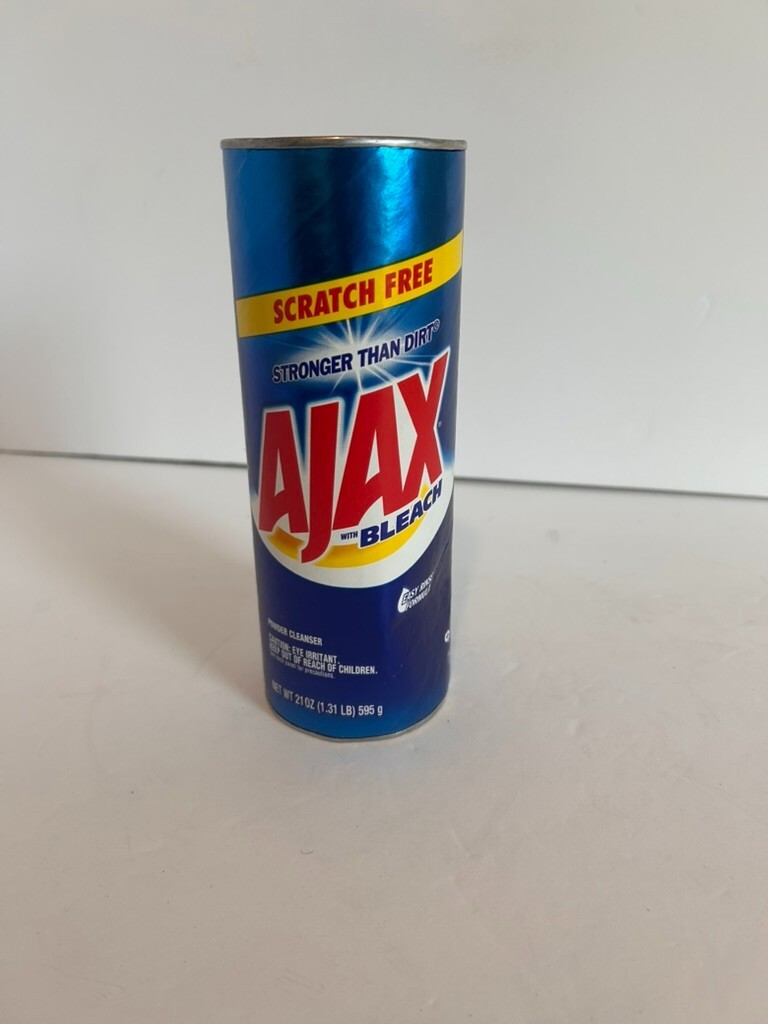 AJAX POWDER CLEANSER WITH BLEACH 21oz CLEANING SCRUB WASH- BRAND NEW