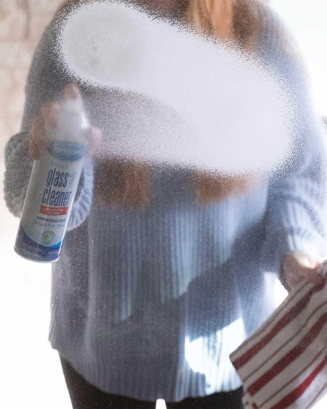 Sprayway Glass Cleaner with Foaming Spray for a Streak-Free Shine 12 Pack