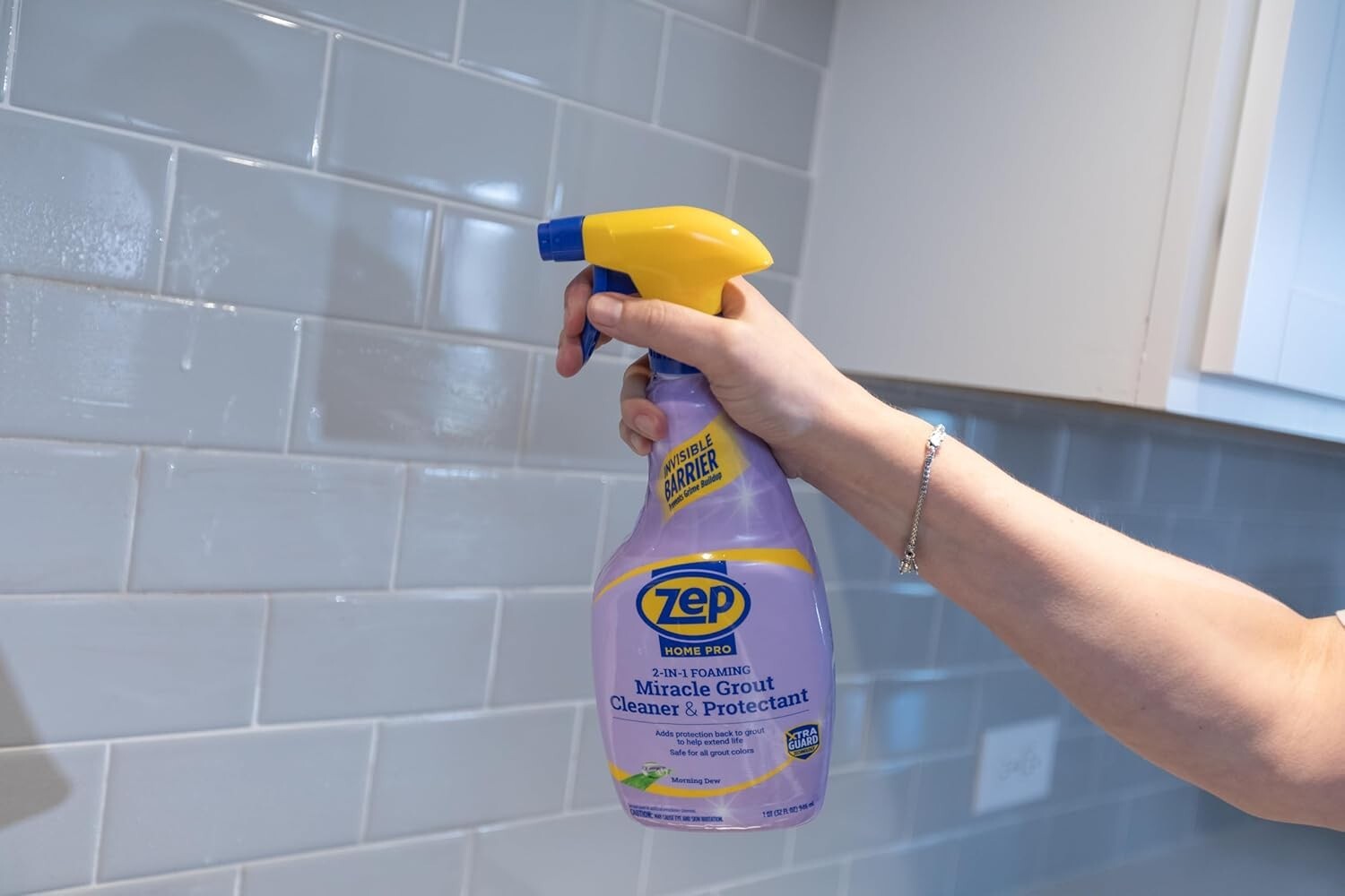 Zep Home Pro Foaming Miracle Grout Cleaner – 32 Fl. OZ – (Pack of 1)