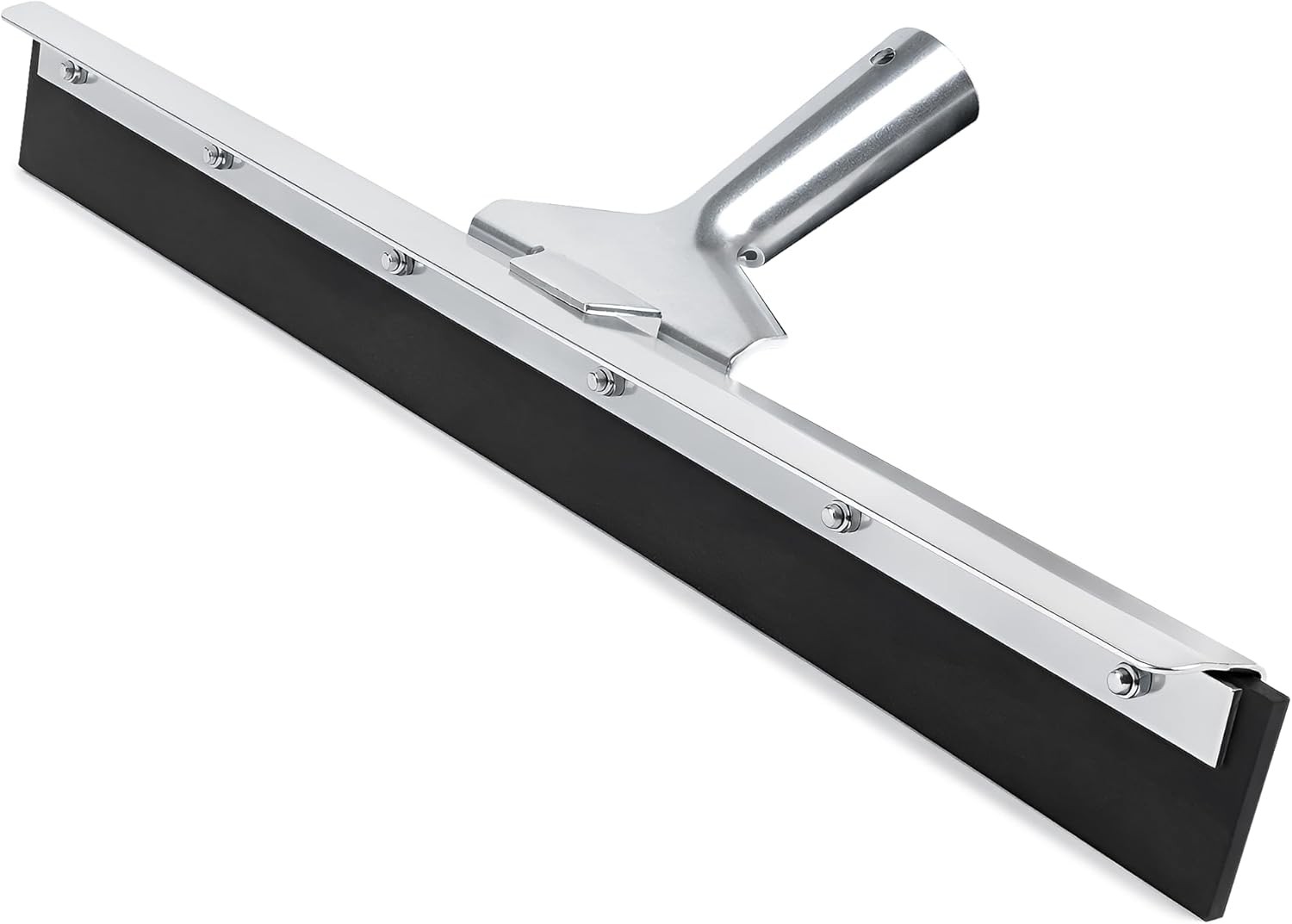 Standard Garage Floor Squeegee 18’’Neoprene Blade Asphalt Squeegee Taper Pole