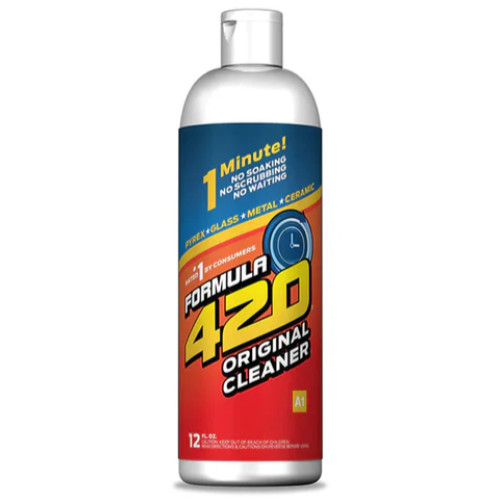 Formula 420 Original Cleaner 12oz 1 Min Rinse Pyrex Glass Metal Ceramic – 2PACK