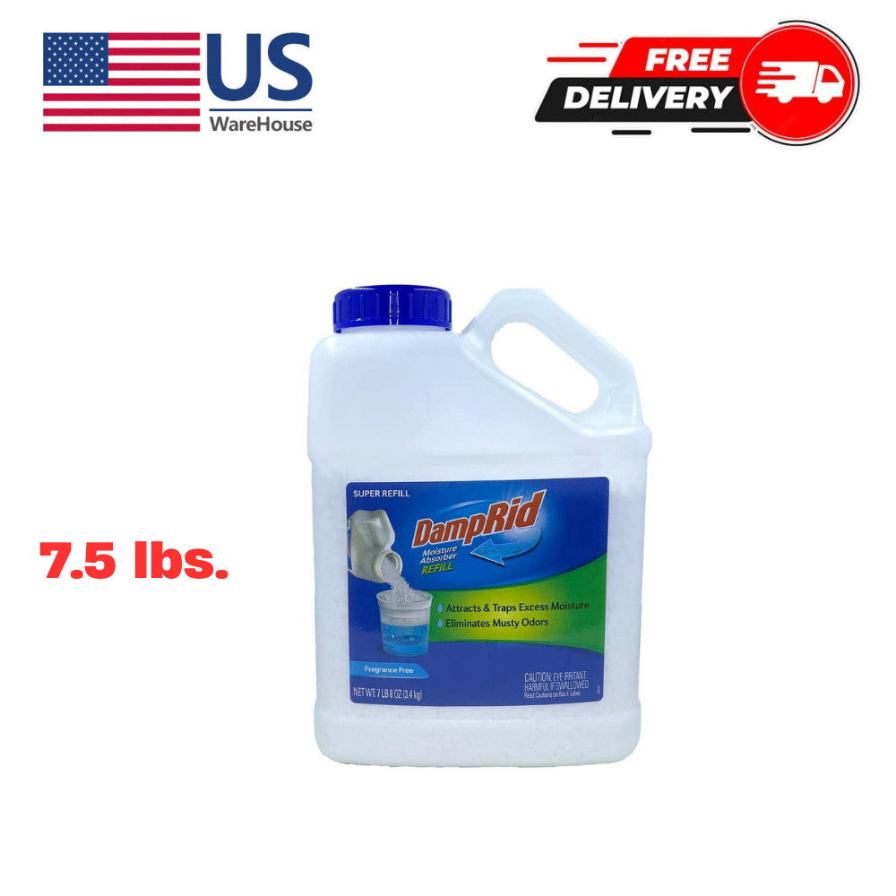 7.5 lb Moisture Absorber Refill–Fragrance-Free,Eliminates Odors,For Large Spaces