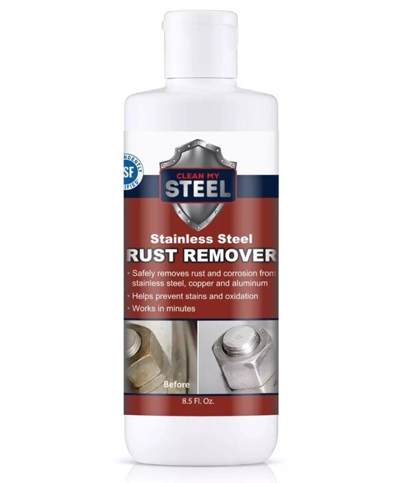 Stainless Cleaner and Rust Remover Concentrated Restores Deep Penetrating Fas…