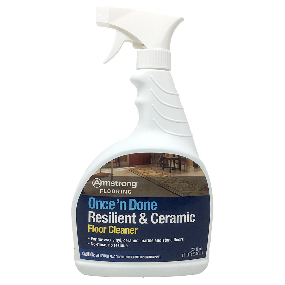 Armstrong Flooring Once’n Done Resilient & Ceramic Floor Cleaner Spray 32 Fl oz