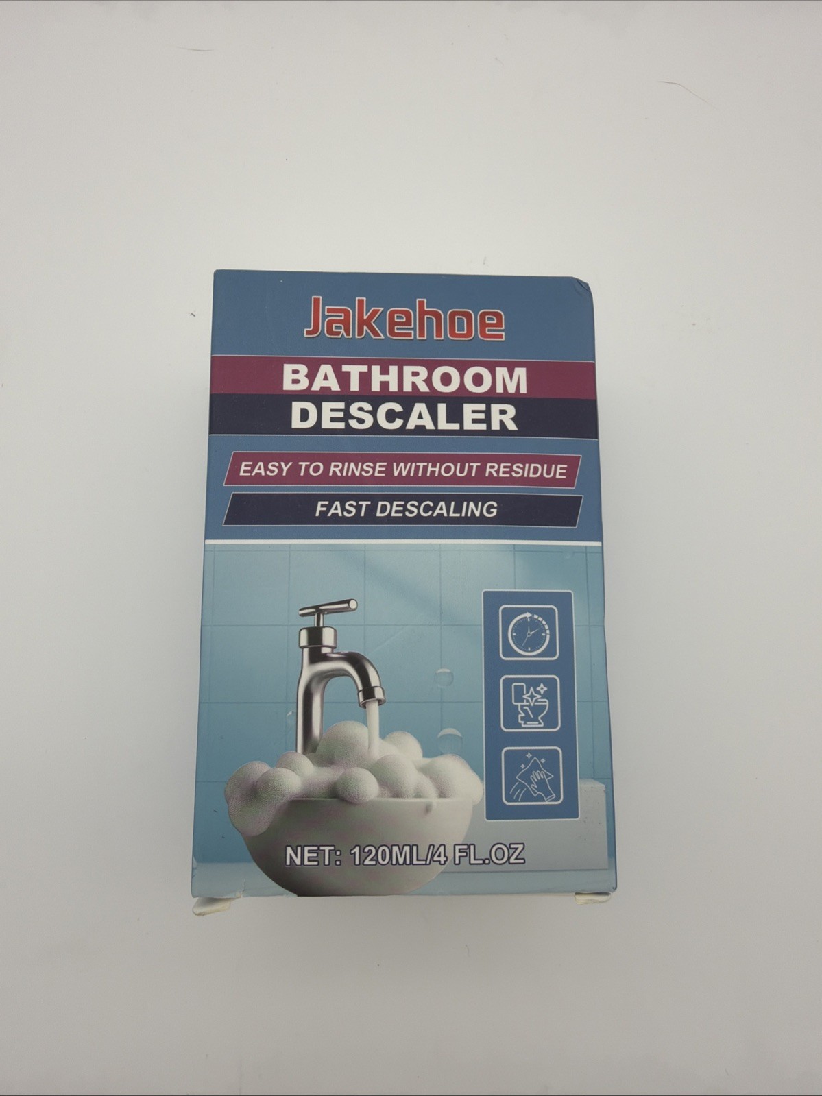 Jakehoe Bathroom Descaler Stubborn Stains Cleaner Spray (4 Fl.oz) NEW