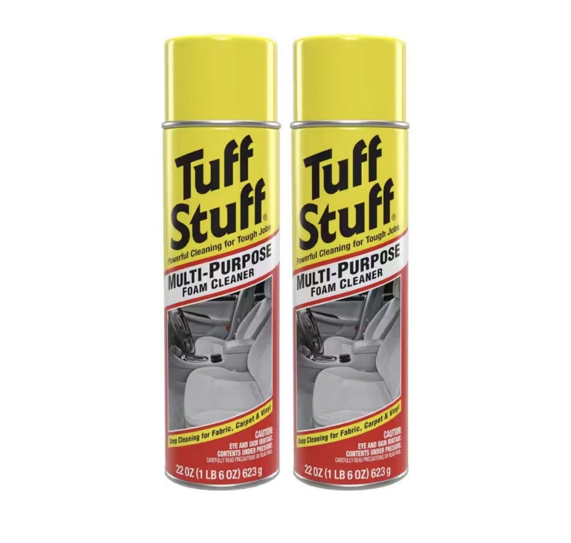 (2 PACK )Tuff Stuff Multi Purpose Foam Cleaner for Deep Cleaning of Car Interior