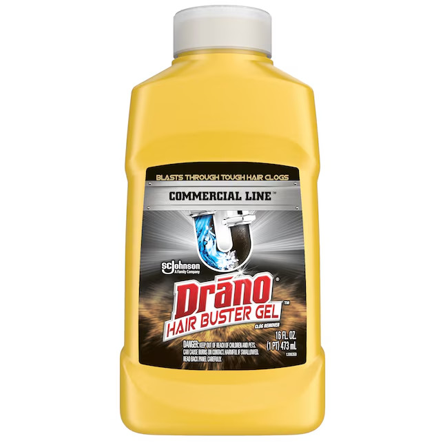 Drano Hair Buster Gel Commercial Line 16 Fluid ounce(s) Drain Cleaner