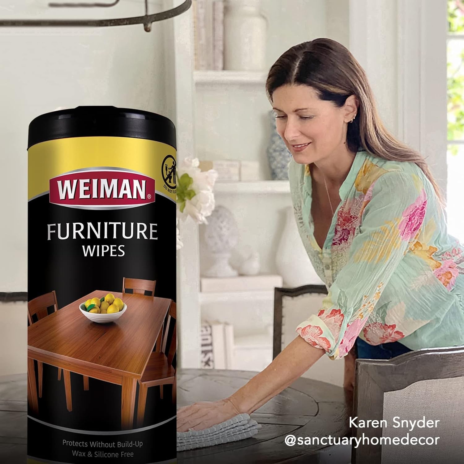Wood Polish and Cleaning Wipes, For Furniture Cleaner, Protect from Watermark…