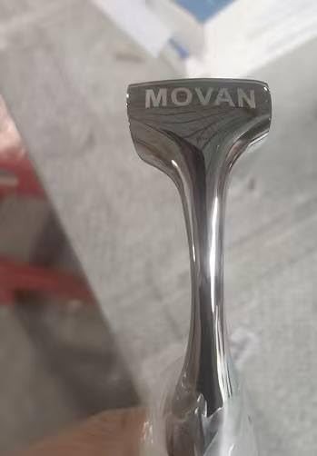 MOVAN Shower Squeegee Glass Doors W/ Replacement Silicone Blade – 304 Stainless