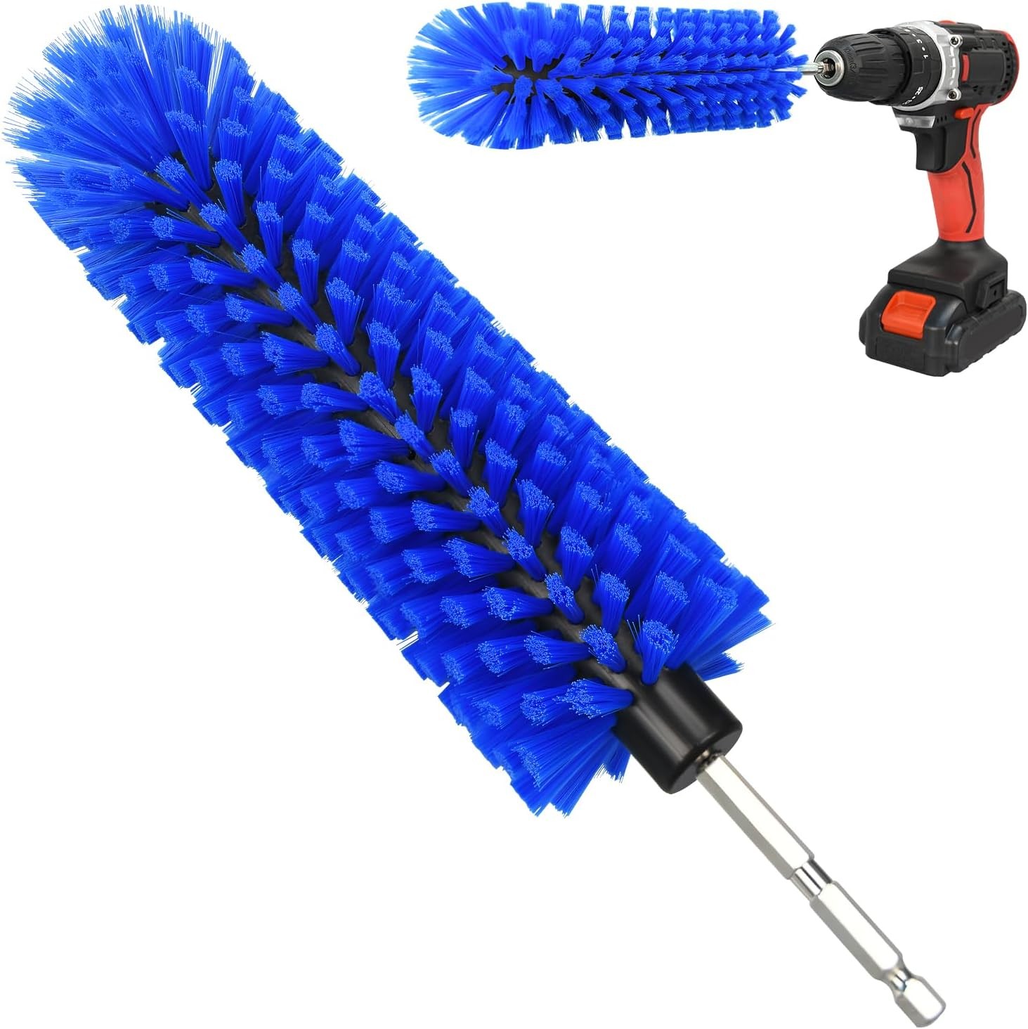 Drill Brush for Car Wheels and Bottles