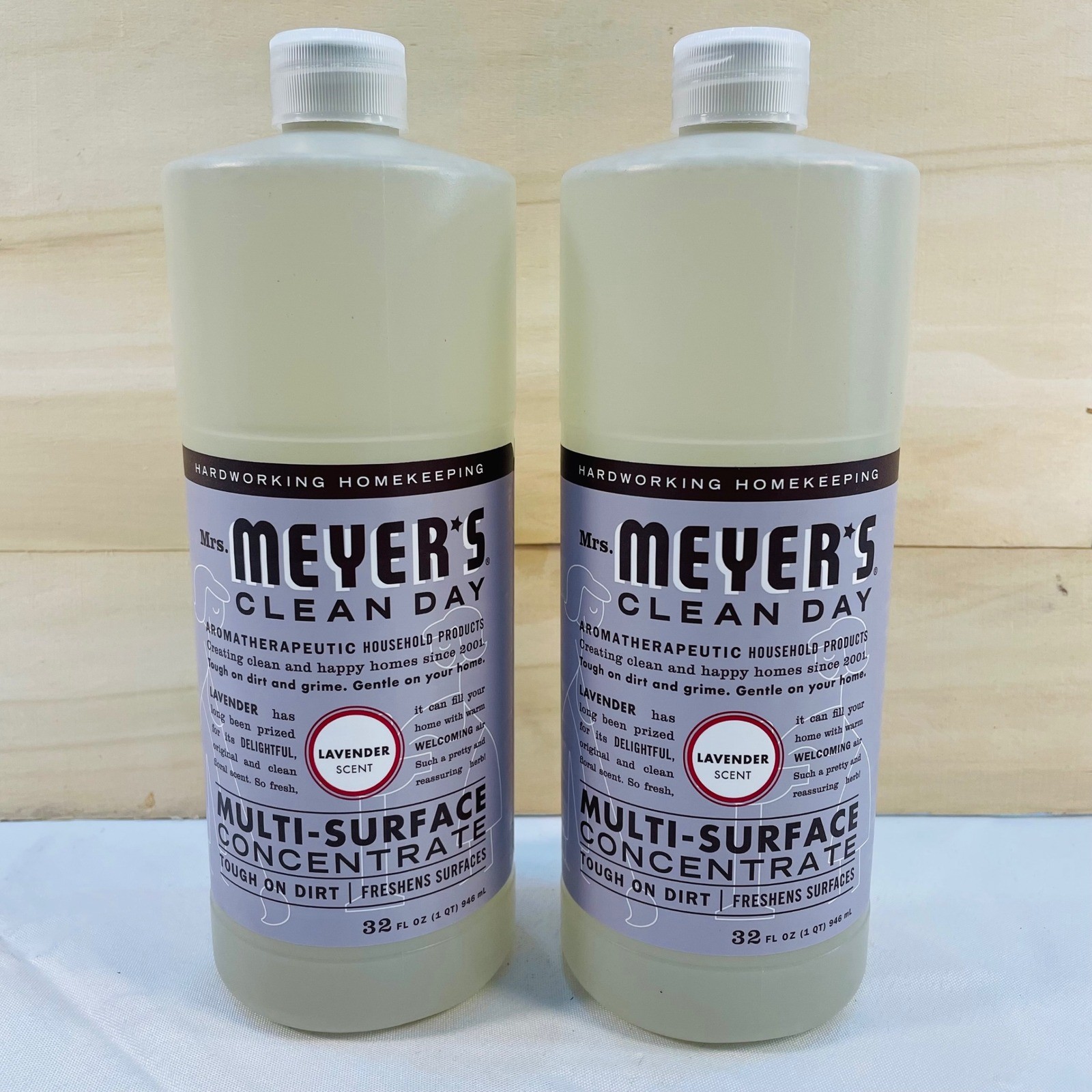 Mrs. Meyer’s Clean Day Multi-Surface Concentrate Lavender 32 fl oz Lot of 2