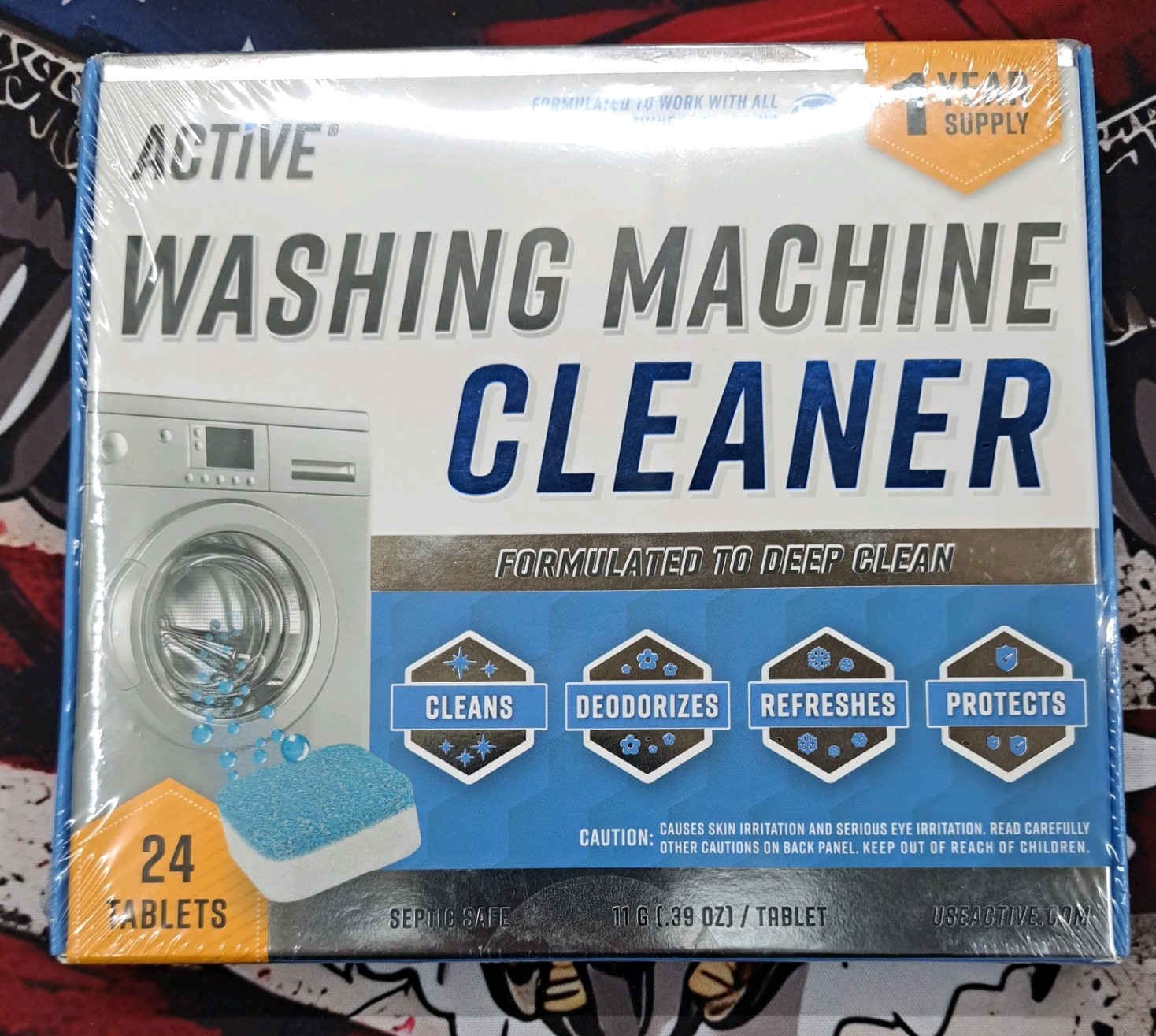 Washing Machine And Dishwasher Cleaning Tablets Bundle 24 Tablets