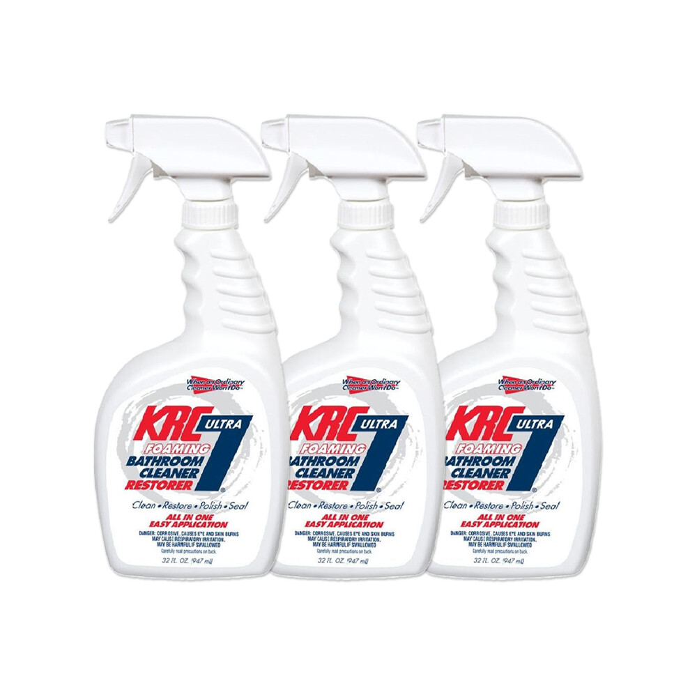 Chemique KRC-7 Ultra Foaming Bathroom Cleaner – 32 oz. (3 – Pack)