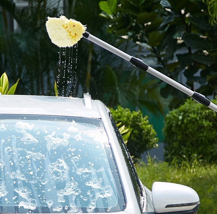 soft bristle car wash brush head-gentle tool,Compatible with most standard poles