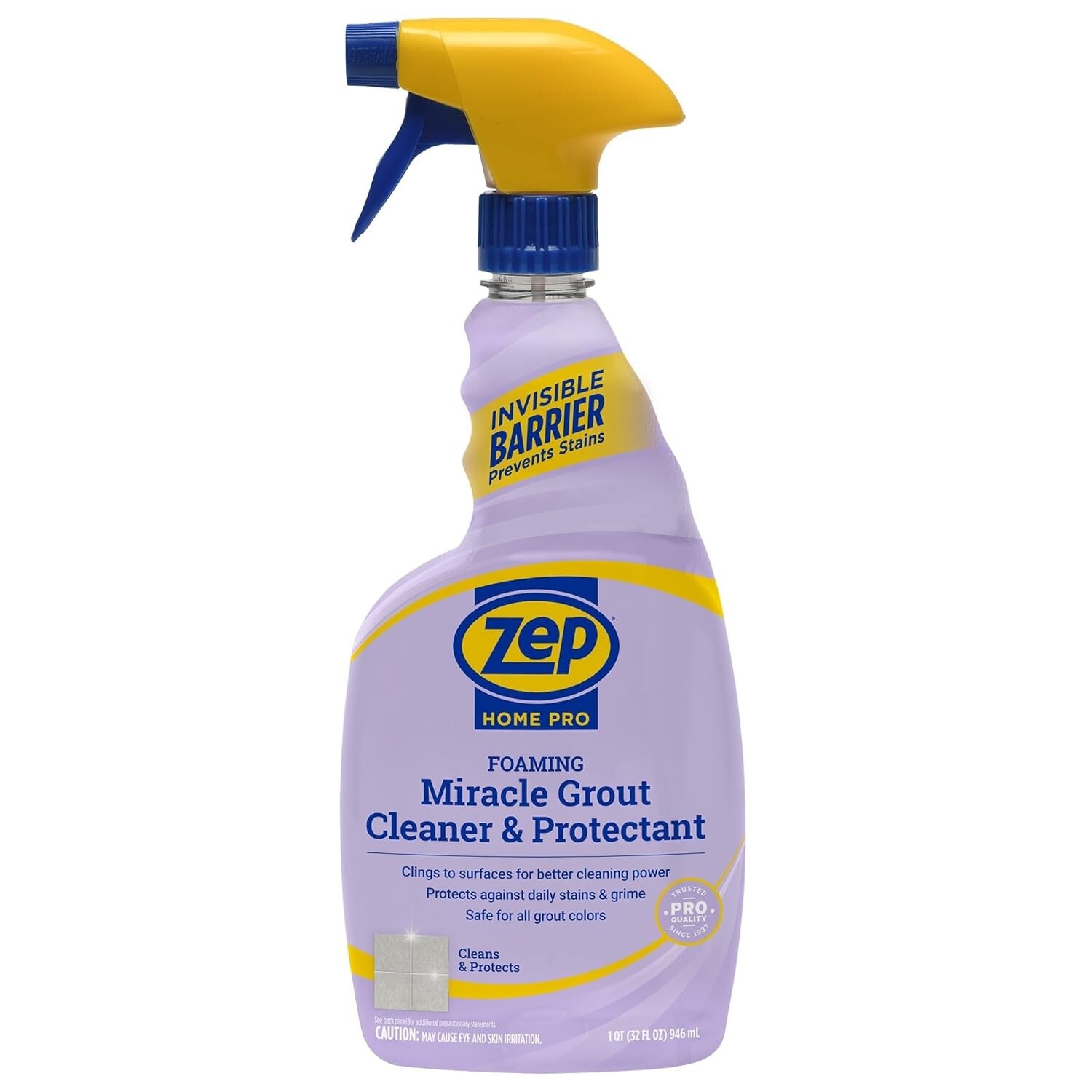 Zep Home Pro Foaming Miracle Grout Cleaner – 32 Fl. OZ – (Pack of 1)