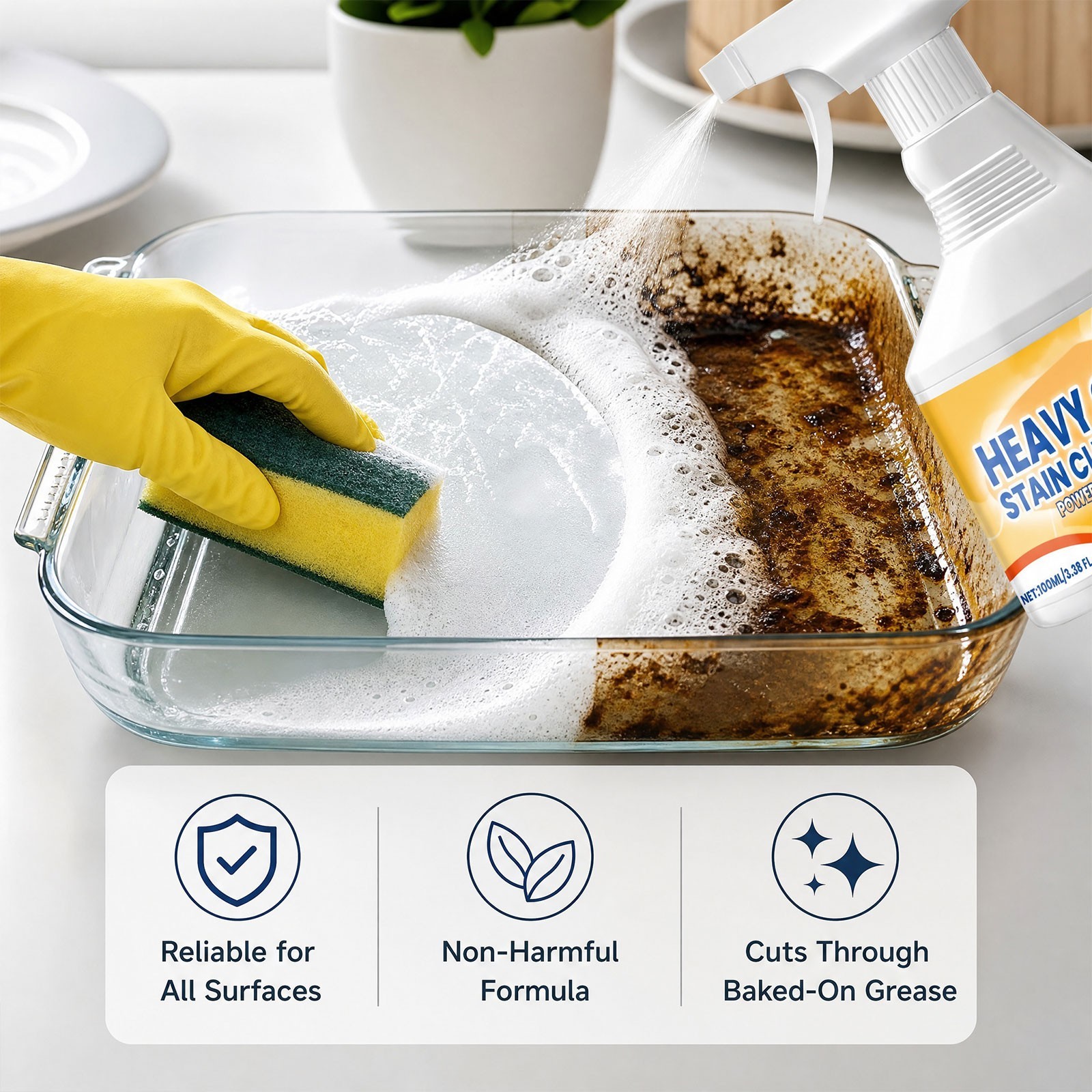 TIKTROVE Heavy Duty Degreaser Cleaner – Tough on Grease, Easy on Surfaces
