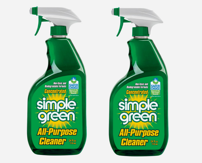 2 Simple Green ALL-PURPOSE Cleaner 24 oz. Concentrated Sassafras Scent Non-Toxic