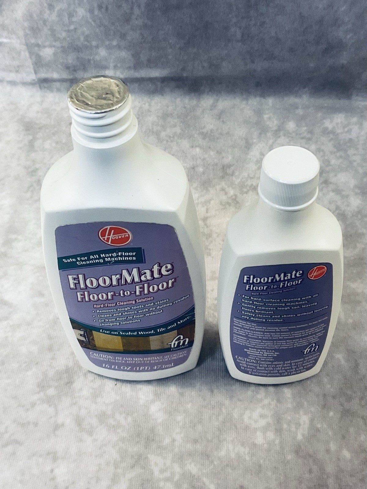 HOOVER FLOOR MATE FLOOR-TO-FLOOR HARD FLOOR CLEANING SOLUTION 8 FL OZ & 16 FL OZ