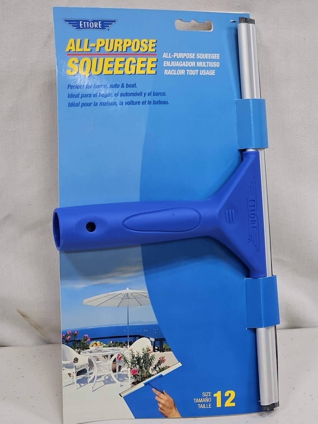 New Ettore 17012 All-Purpose Squeegee, 12″ – Case of 12
