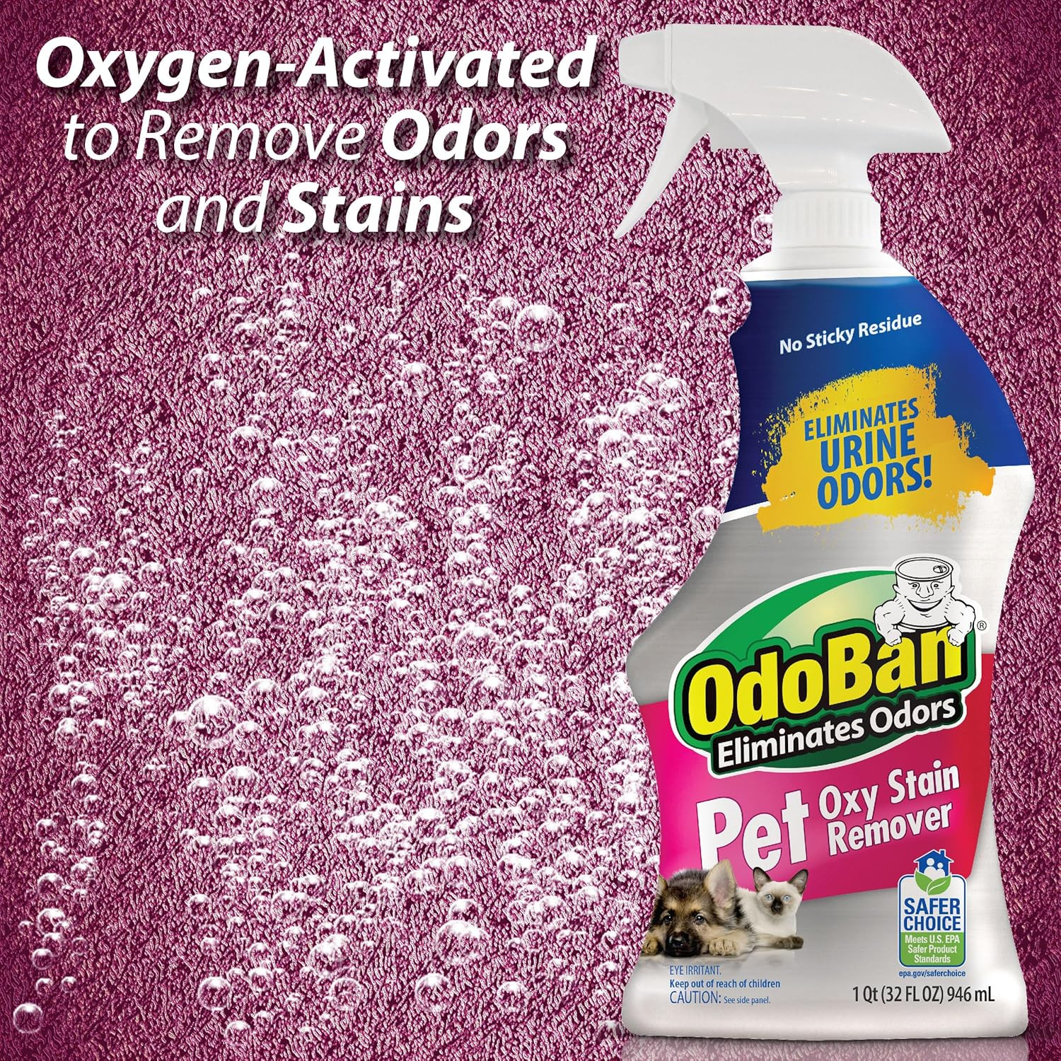 Pet Solutions No Rinse Neutral Ph Floor Cleaner Concentrate, Made in the USA, 1