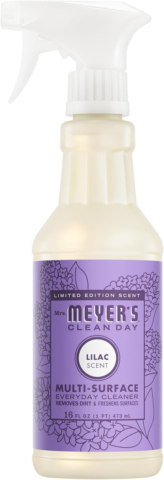 Mrs Meyers Multi-Surface Everyday Cleaner Spray Lilac Scent 16 fl oz New