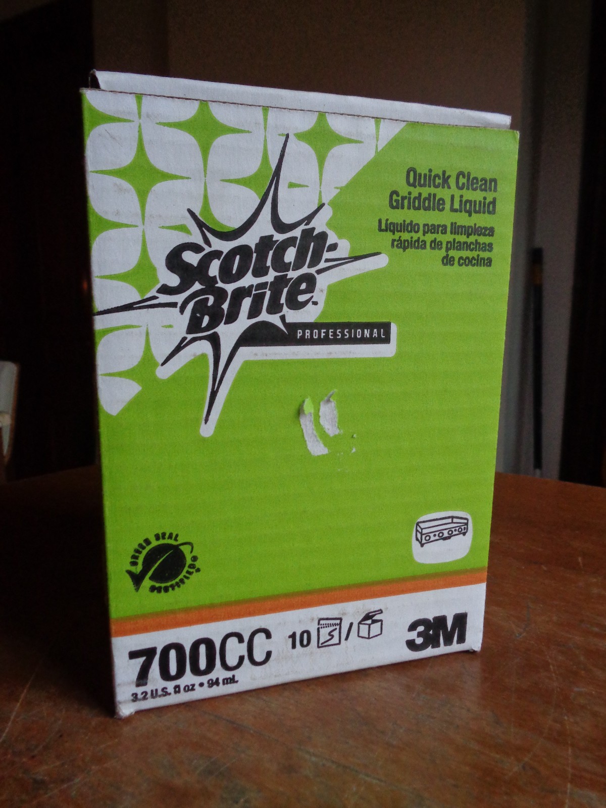 3M Scotch-Brite 700 Quick Clean Griddle Liquid 3.2 oz Packets (10 Pack)