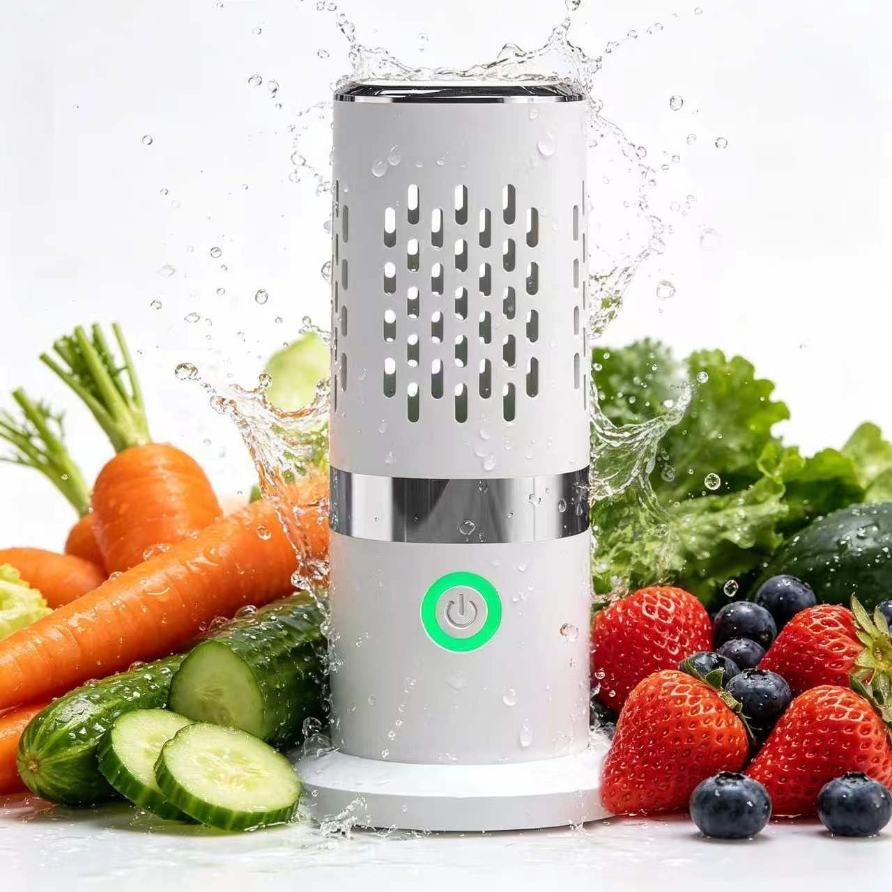 Vegetable and Fruit Cleaner Machine, Purified Water-Proof Fruit Cleaning Device