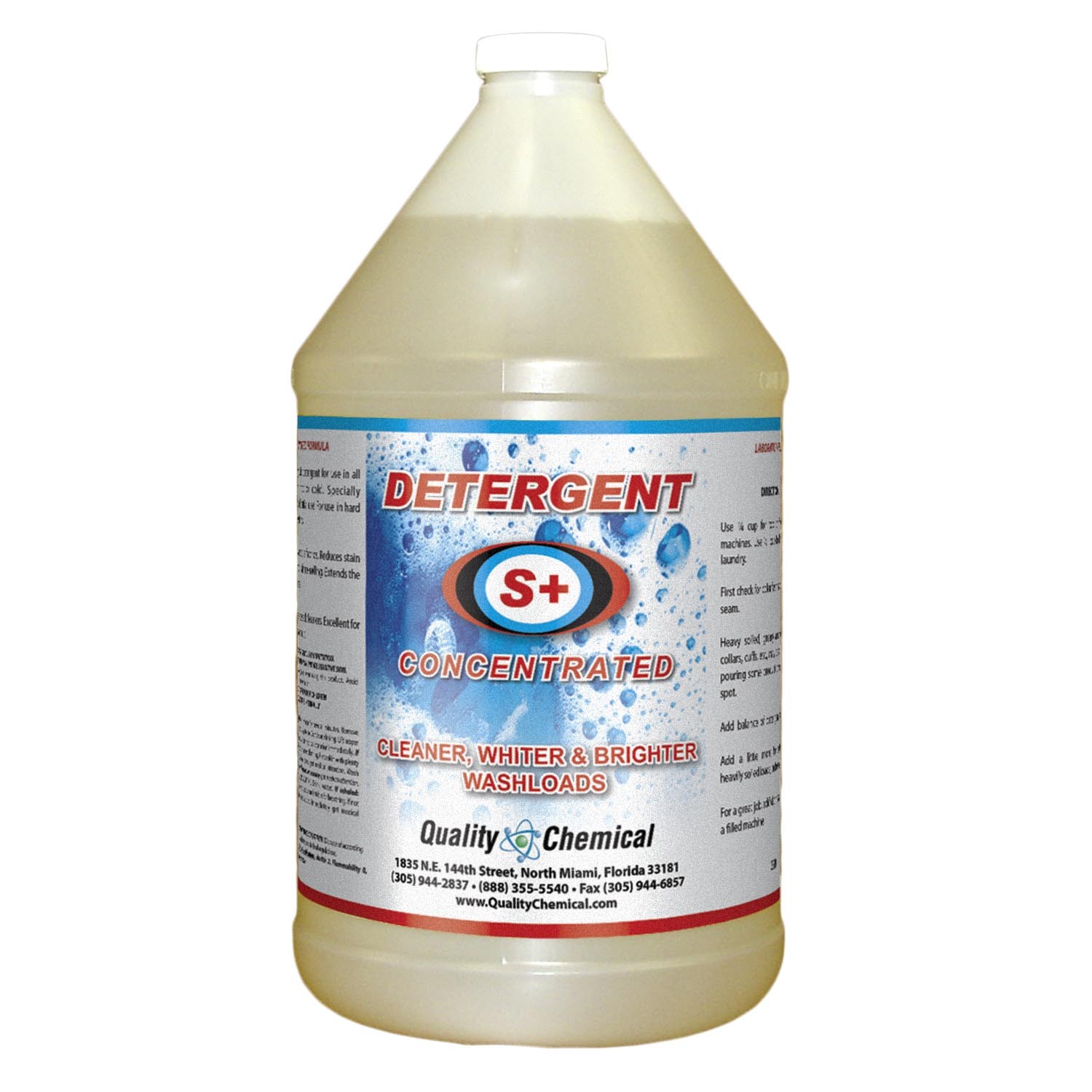 Detergent S+ Solvent-based Laundry detergent removes stains – 1 gallon (128 oz.)