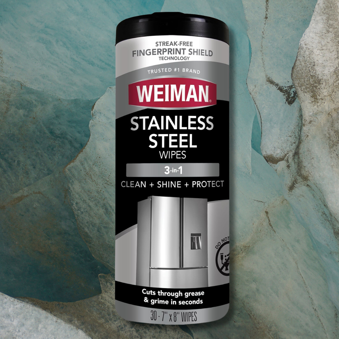 Stainless Steel Wipes – 30 Count (Pack of 1) | Weiman Products