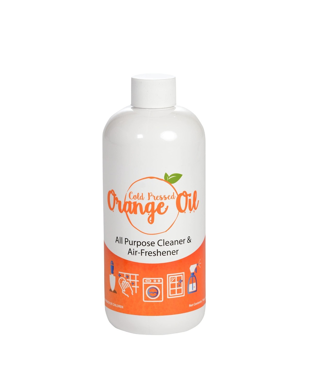 Cold Pressed Orange Oil Concentrate 16oz – All-Purpose Citrus Cleaner & Degrease