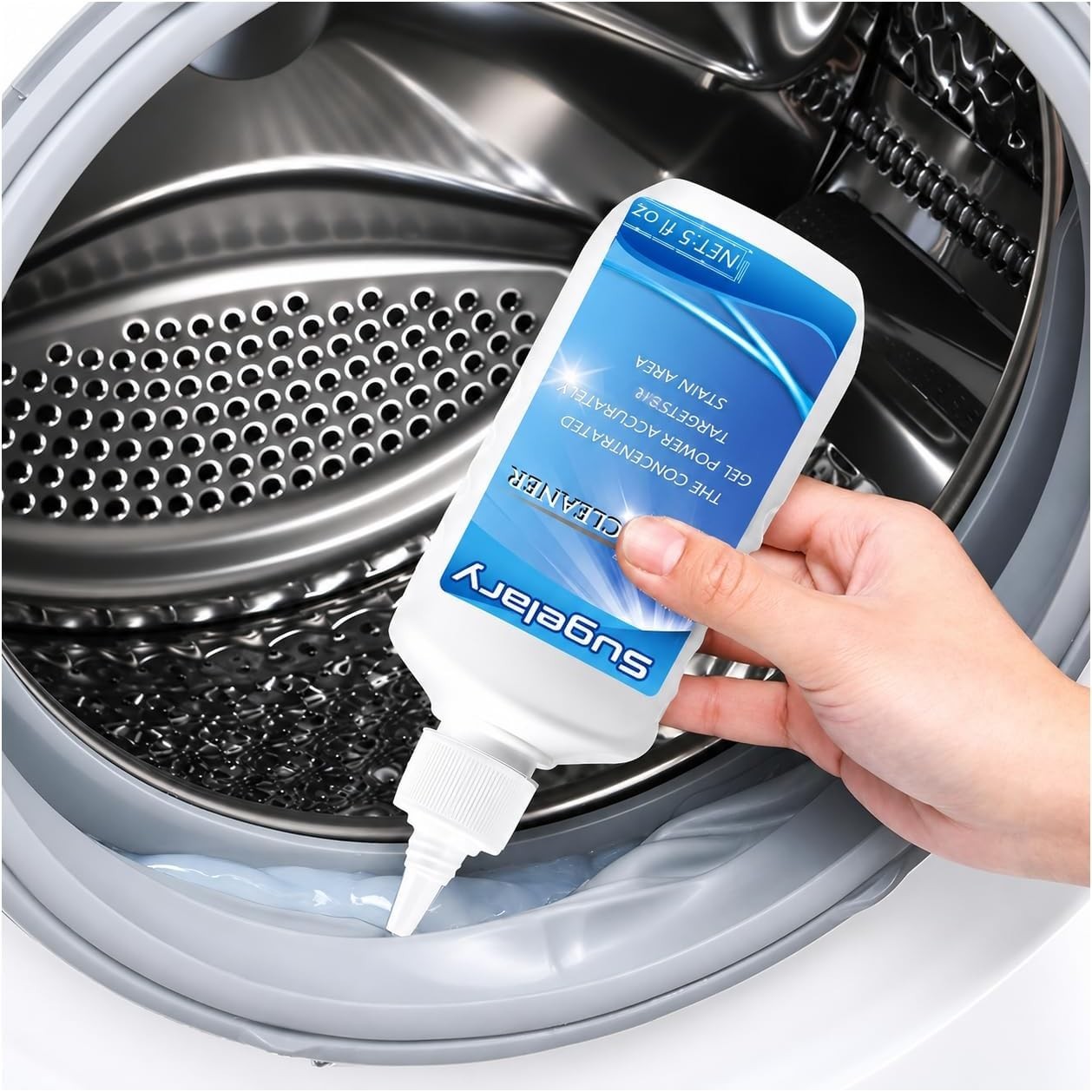 5 Fl Oz All-Purpose Cleaning Gel for Tough Bathroom and Washing Machine Stains
