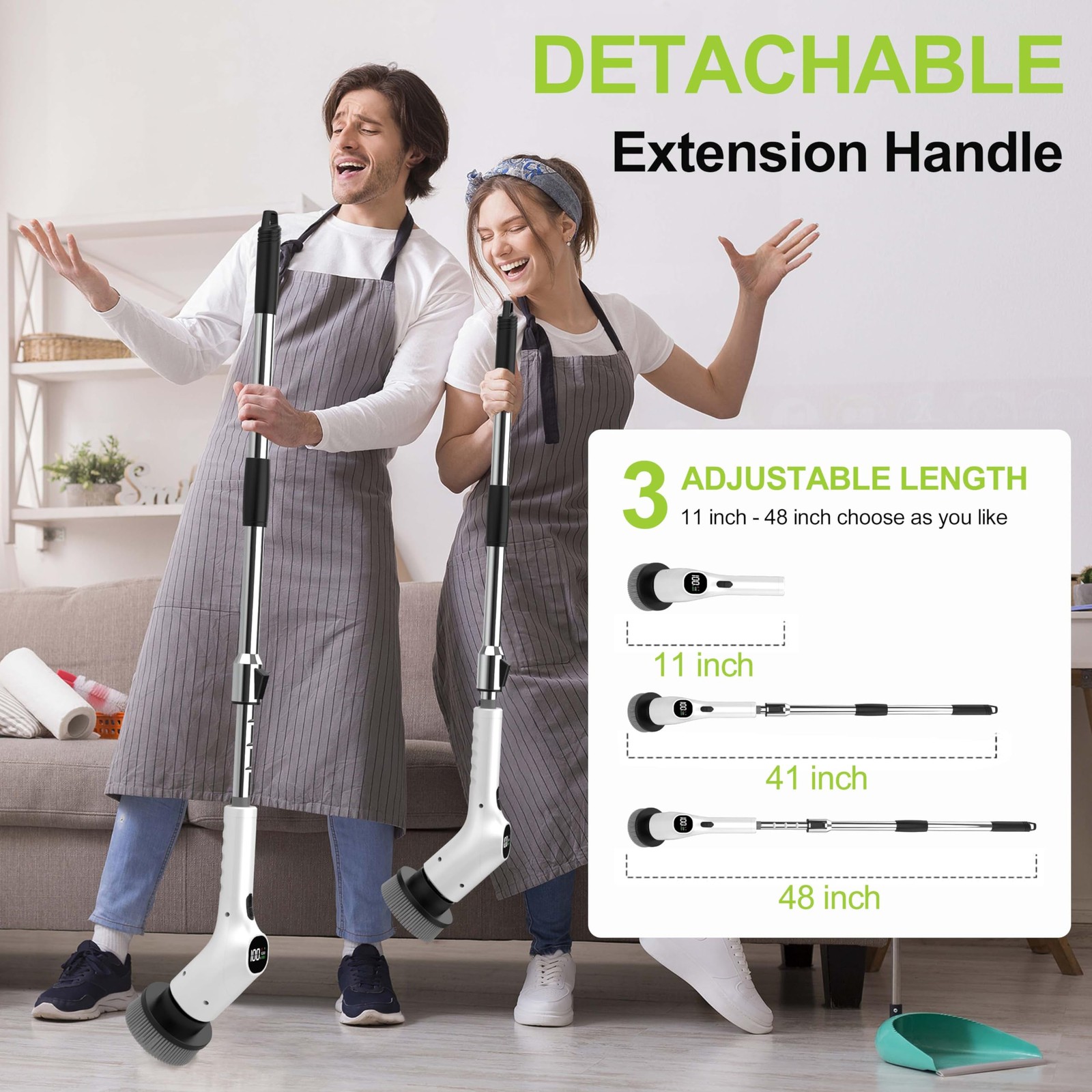 G3 Electric Spin Scrubber – 10-in-1 Cordless Shower Scrubber & Cleaning Brush