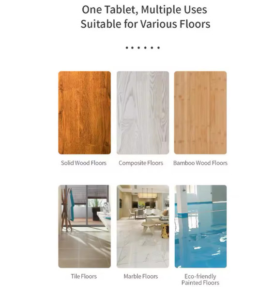 100PCS Multi-surface Floor Cleaning Tablets, Multiple Effect the floors Clean US