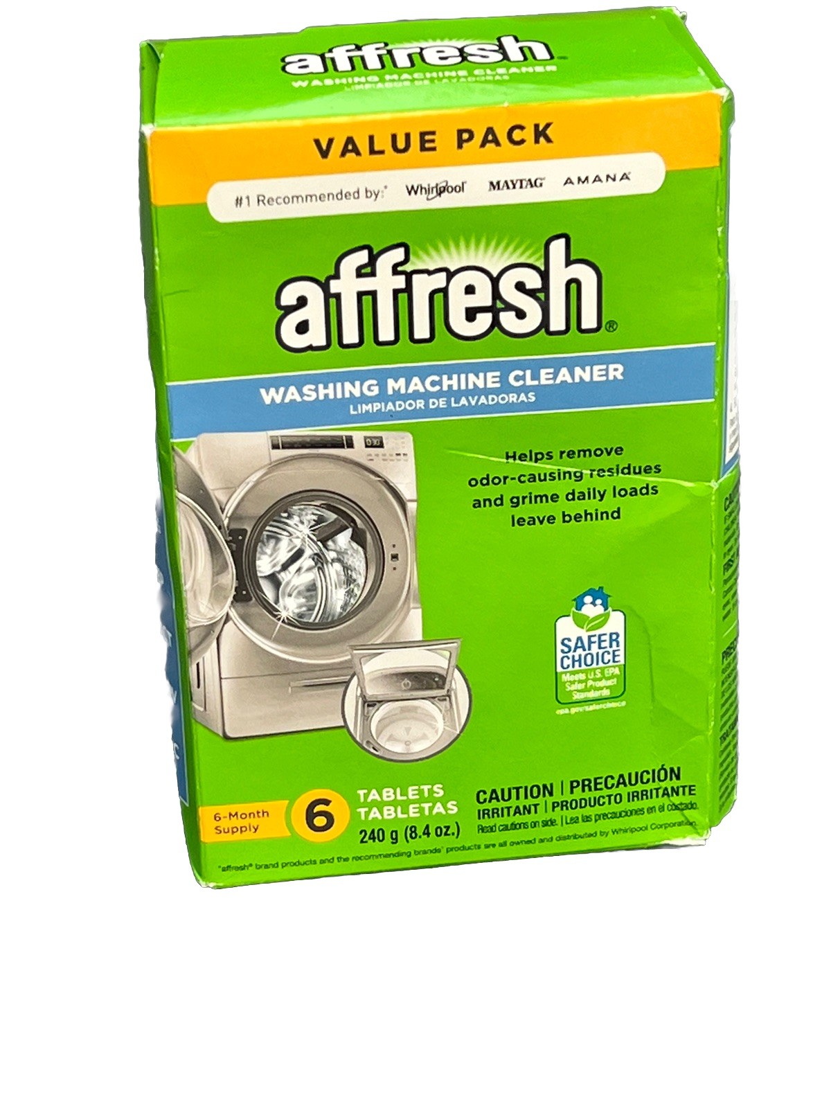 Affresh Washing Machine Cleaner Cleans Front Load and Top Load Washers Includ…