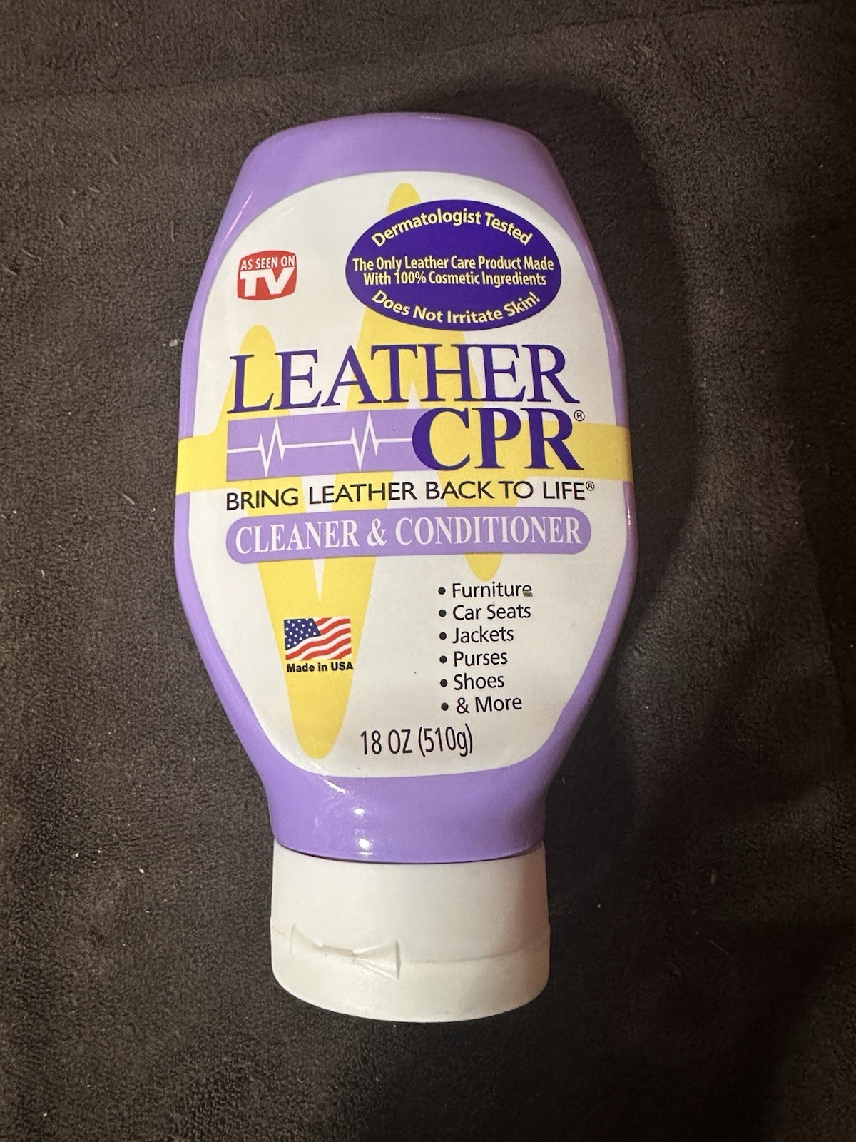 Leather CPR Cleaner & Conditioner 18oz Shoes Jackets Purses Furniture