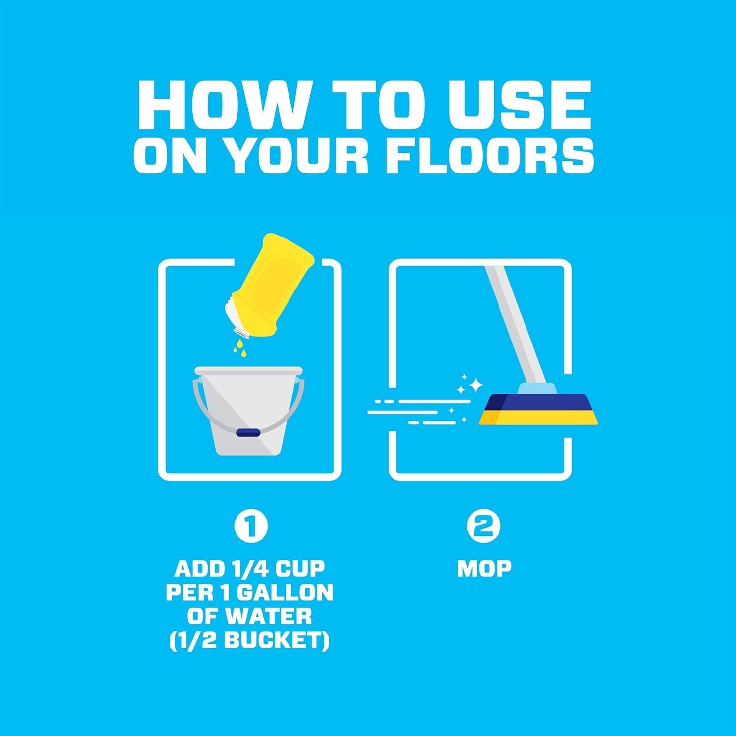 Mr. Clean Liquid All Purpose Multi-Surface Cleaner | with Gain Original – 45 Oun