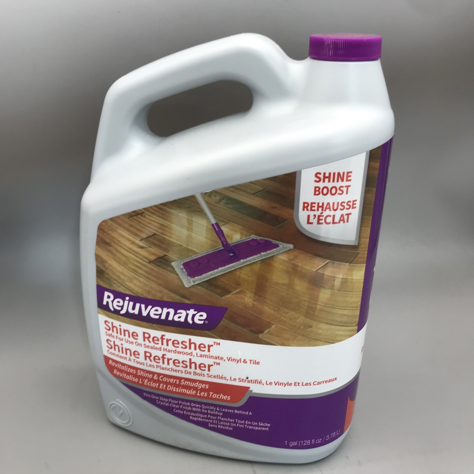 Rejuvenate Shine Refresher 1 Gallon One Step Floor Polish 128oz New
