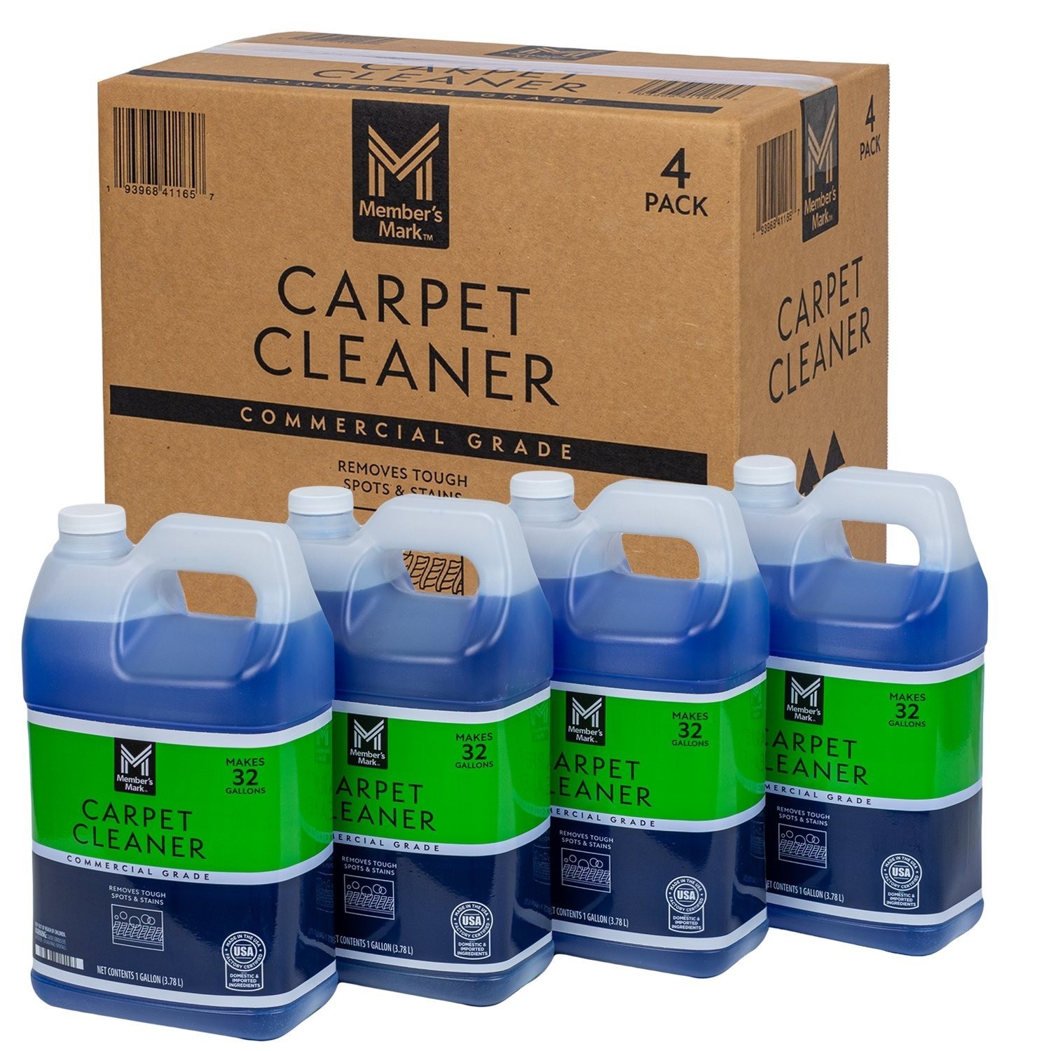 Member’s Mark Commercial Carpet Cleaner Concentrate Liquid, 1 Gal., 4 pk