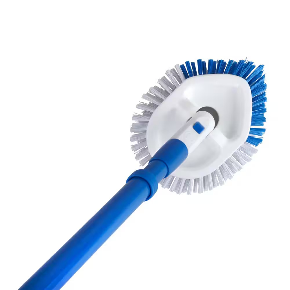 Clorox Tub Tile Scrub Brush Extendable Handle Shower Cleaner Grout Bathroom
