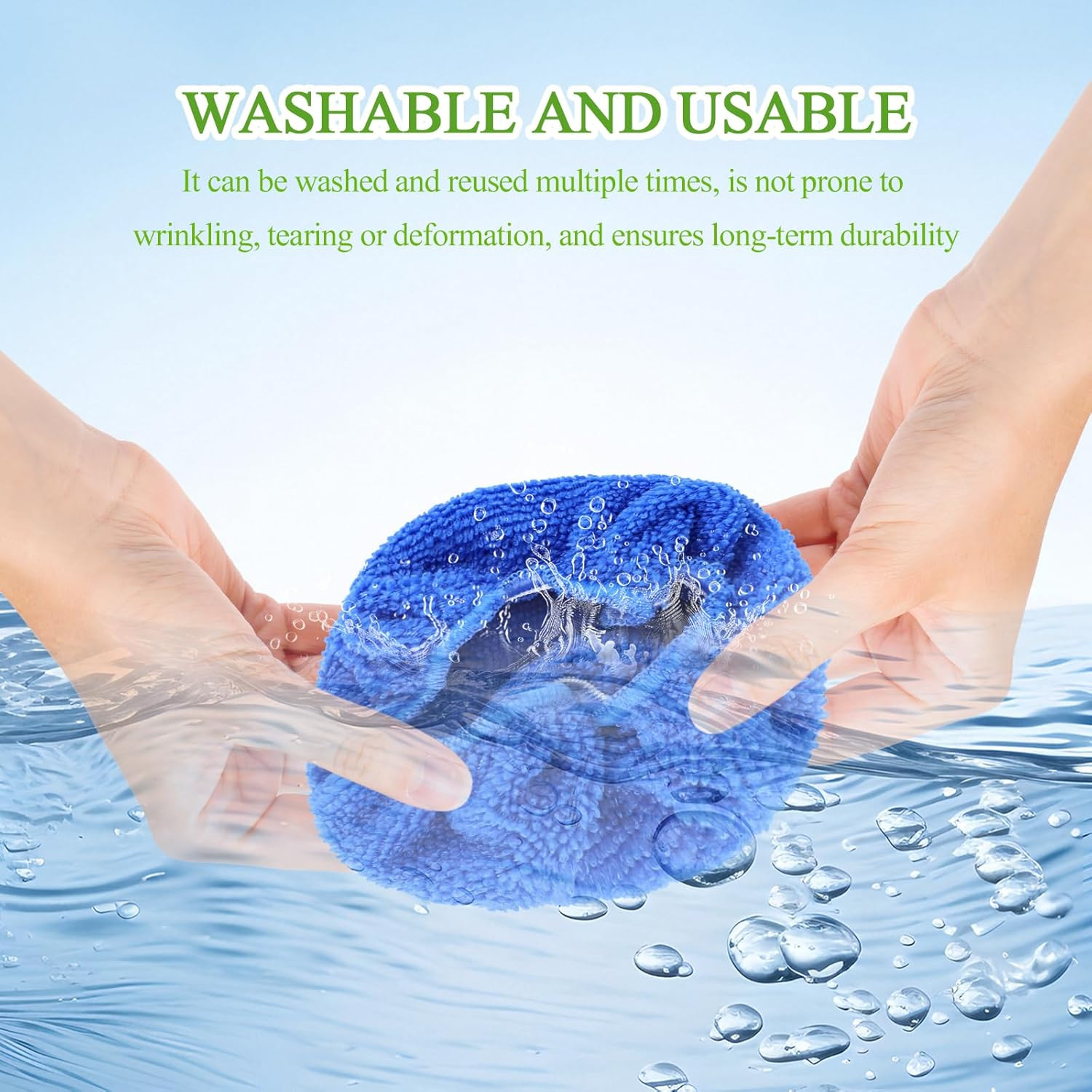 12PCS Car Windshield Cleaning Tool Bonnets, Microfiber Cleaning Cloth for Win…
