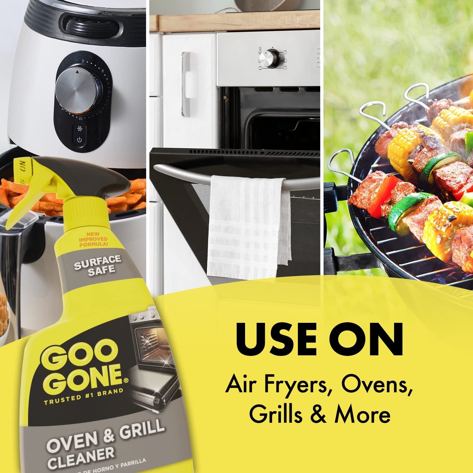 Oven and Grill Cleaner – 28 Ounce – Removes Tough Baked On Grease and Food Sp…