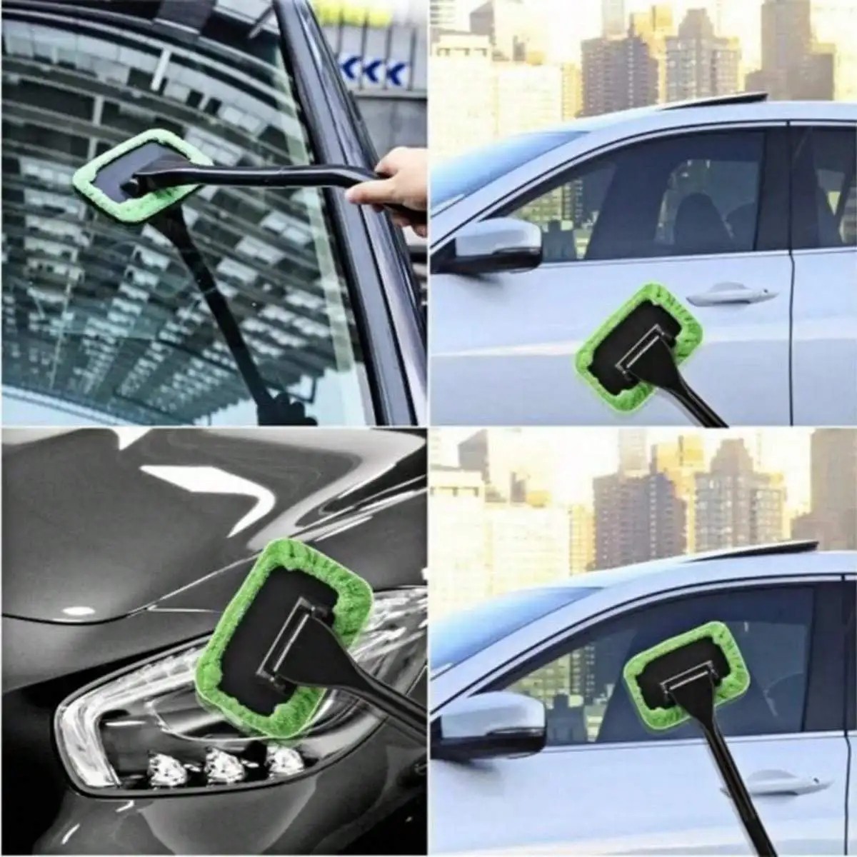 7X New Microfiber Car Wiper Cleaner Glass Brush Window Windshield Cleaning Tool