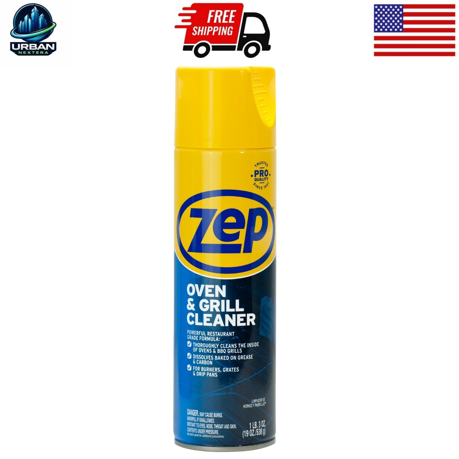 Zep Oven-&-Grill Cleaner 19oz Heavy Duty Cooktop Degreaser