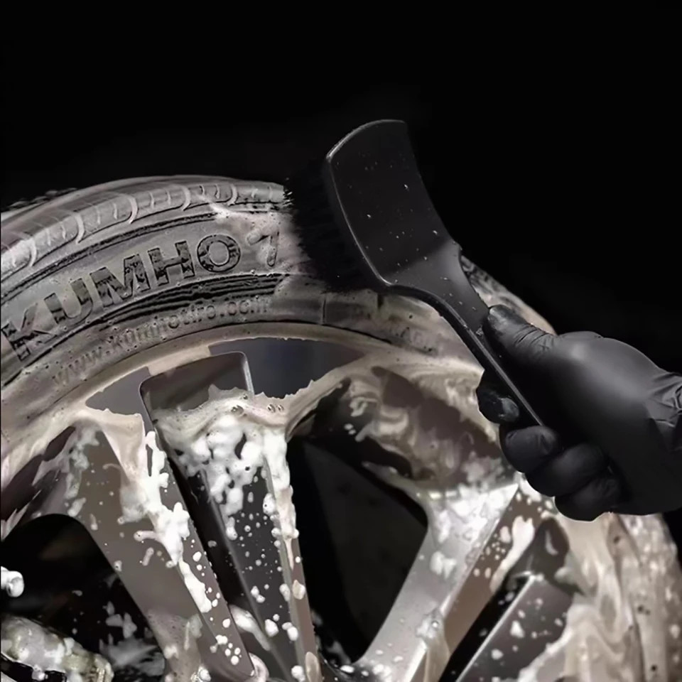 Car Tire Rim Brush Wheel Hub Cleaning Brushes Car Wheels Detailing Cleaning