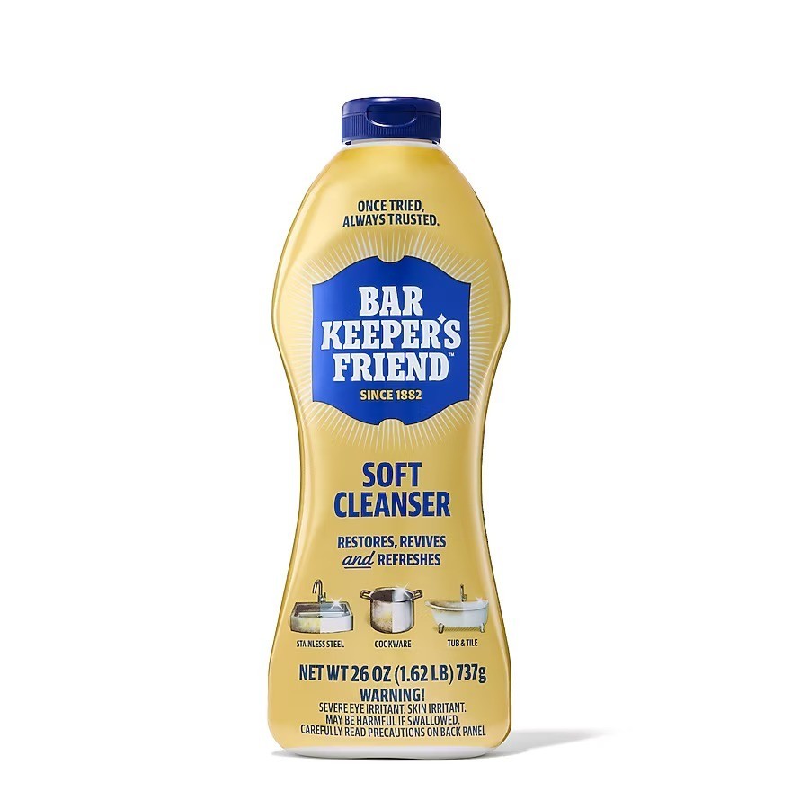BAR KEEPERS FRIEND Soft Cleanser Liquid All-Purpose Cleaner – 26 oz